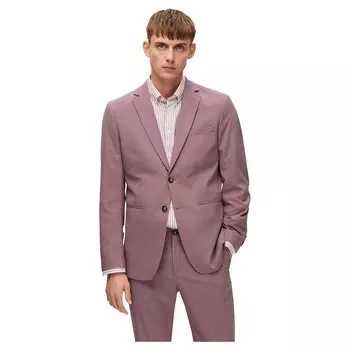 Блейзер Selected Liam Slim Fit Flex B, коричневый