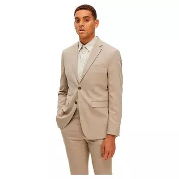 Блейзер Selected Neil Slim Fit, бежевый