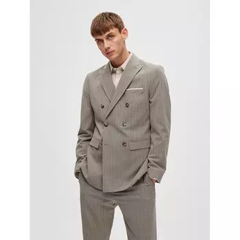 Блейзер Selected Slim-Elon, серый