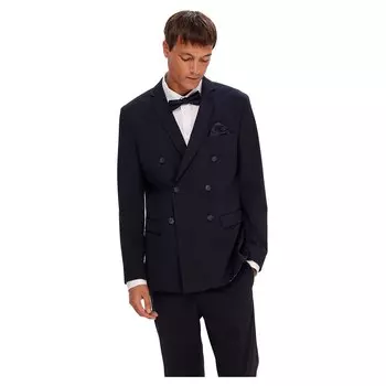 Блейзер Selected Slim-Liam, синий