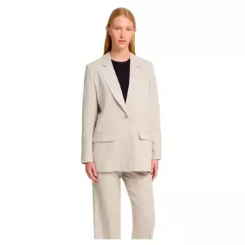 Блейзер Selected Tania Rita Relaxed, бежевый