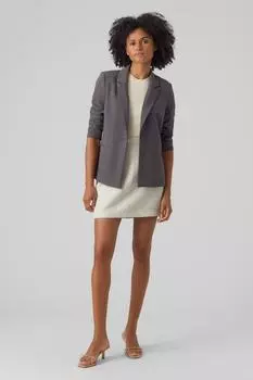 Блейзер - Серый - Классический крой Vero Moda