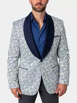 Блейзер Шаль GoldFoil Белый MACEOO