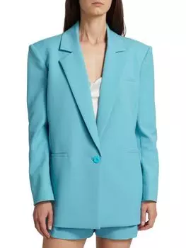 Блейзер Shan Strong на плечах Alice + Olivia, цвет Oxford Blue