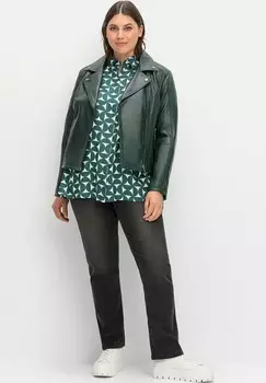Блейзер Sheego, темно-зеленый