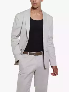 Блейзер SISLEY Slim Comfort Fit Tailored, цвет stone