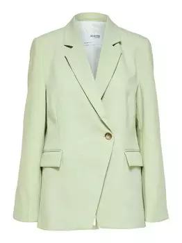 Блейзер slfsoah Selected Femme, зеленый