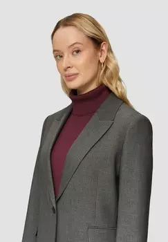 Блейзер SLIM FIT s.Oliver BLACK LABEL, серый