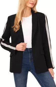 Блейзер со стразами CeCe, цвет Rich Black