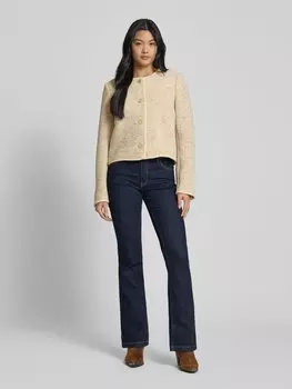 Блейзер со структурированным узором, модель «DEREDITH» Bash, экрю