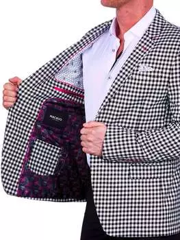 Блейзер Socrate Chess White MACEOO