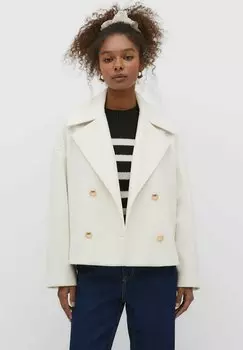Блейзер Soft Wrap Stradivarius, белый