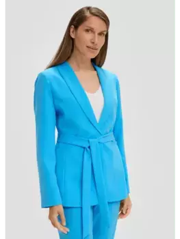Блейзер sOliver BLACK LABEL langarm, бирюзовый