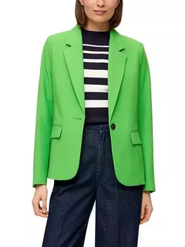 Блейзер sOliver BLACK LABEL, зеленый