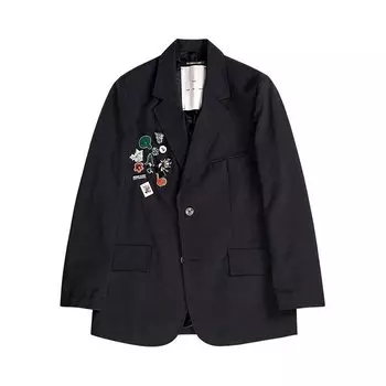 Блейзер Song For The Mute Song for the Mute Oversized Blazer, черный