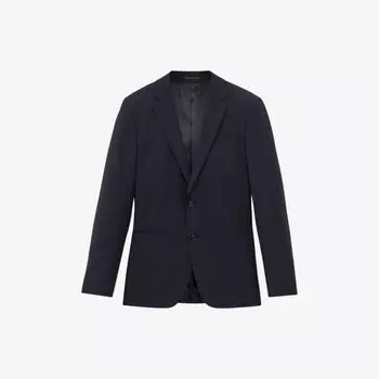 Блейзер современного кроя hope из эластичной смесовой шерсти Reiss, синий