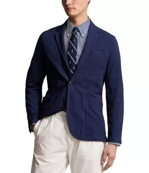 Блейзер современного кроя Polo Ralph Lauren, синий