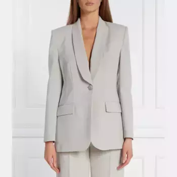 Блейзер стандартного кроя Elisabetta Franchi, серый