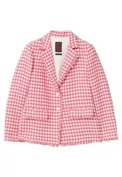 Блейзер Stefanel, белый/розовый