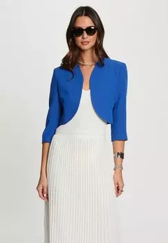 Блейзер STRAIGHT WITH 3/4-LENGTH SLEEVES Morgan, металлик синий