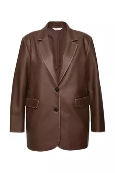 Блейзер Studio Untold, темно-коричневый
