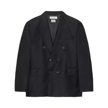 Блейзер Stussy x Our Legacy Work Shop Unconstructed Double Breasted Blazer, черный