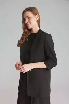 Блейзер свободного кроя Gusto, черный