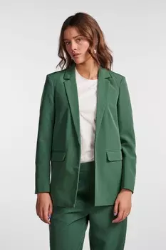 Блейзер свободного кроя Pieces, зеленый