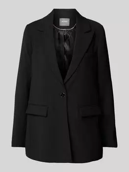 Блейзер свободного кроя с застежкой на пуговицы MOS MOSH, черный