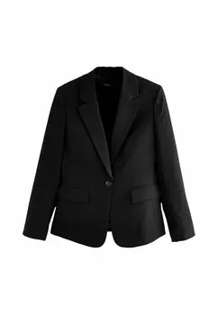 Блейзер TAILORED SINGLE BREASTED Next, черный