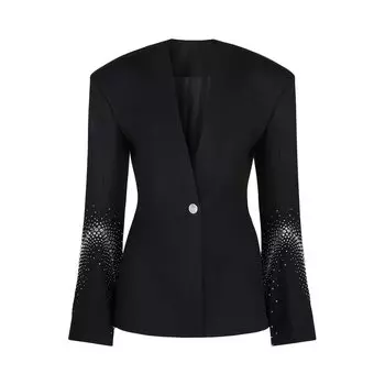 Блейзер The Attico Blazer, черный