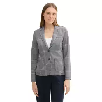 Блейзер Tom Tailor Easy Check, серый