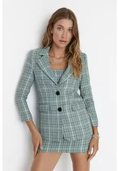Блейзер Trendyol BEDRIJF, цвет mint