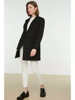 Блейзер trendyol, черный
