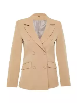 Блейзер Trendyol, светло-коричневый