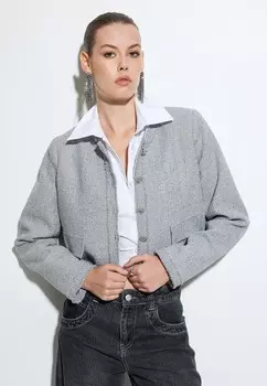 Блейзер TWEED CROP Koton, серый