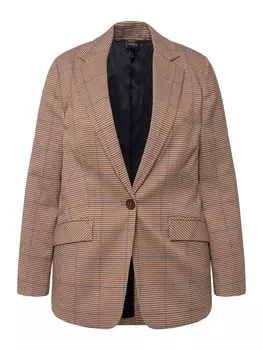 Блейзер Ulla Popken Blazer, цвет cognac-sand