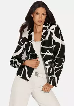 Блейзер UNIKAT-PRINT MADELEINE, черный