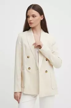 Блейзер United Colors of Benetton, бежевый