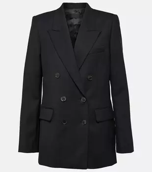 Блейзер valerie из шерстяного твила Nili Lotan, черный