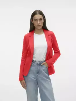 Блейзер Vero Moda из джерси "VMJULIA LS BLAZER", цвет Cayenne