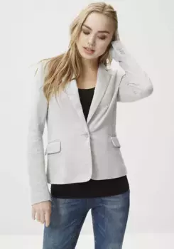 Блейзер Vero Moda из джерси "VMJULIA LS BLAZER", серый