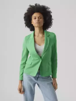 Блейзер Vero Moda из джерси "VMJULIA LS BLAZER", зеленый
