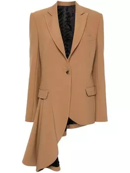 Блейзер Victor & Rolf асимметричного дизайна Viktor & Rolf, каштановый