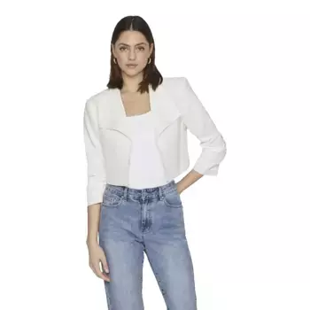 Блейзер Vila Her Bin Cropped, белый