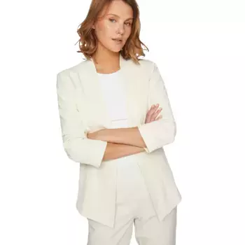 Блейзер Vila Her New, бежевый