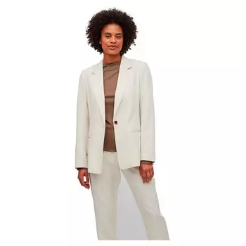 Блейзер Vila Lowny Straight, бежевый