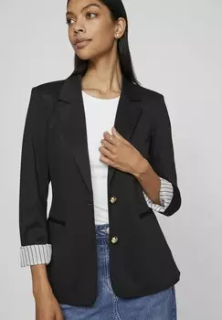 Блейзер VILA, пестрый черный