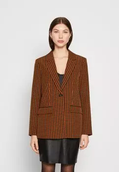 Блейзер VILA ВИКАНЬЯ, цвет black/caramel caf