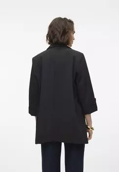 Блейзер Vmlulu Loose Fold Up Blazer Vero Moda, черный